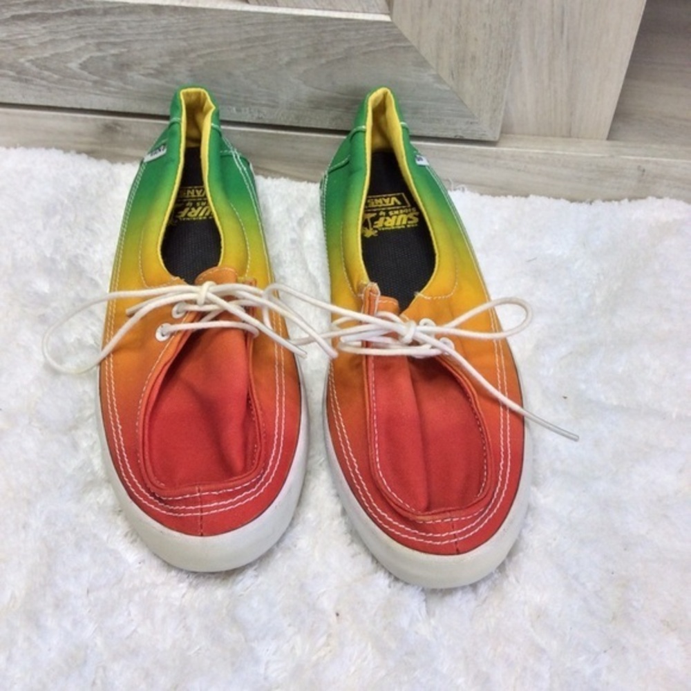 Vans Surf Siders Rasta Colored 6